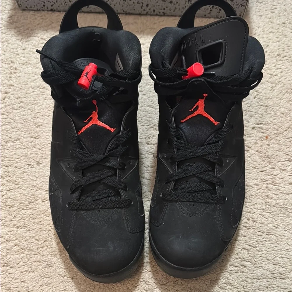 Jordan 6 Retro Infrared Black 2014 Size 9
